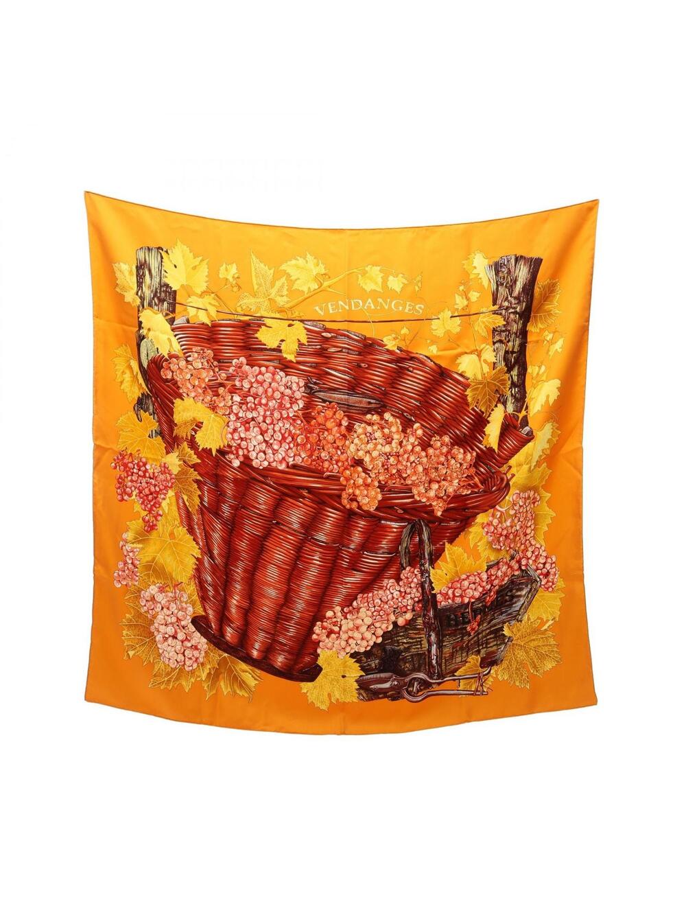 Hermes Carre90 Vendanges Scarf Stole #361427H38B